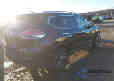 2016 Nissan Rogue Sl из США, поврежденный, VIN KNMAT2MV4GP722439